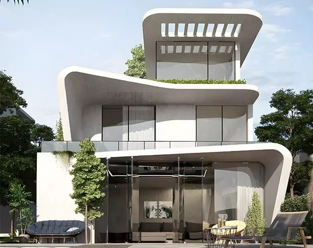 165 sqm Twin House with 3 Bedrooms in D-BAY
