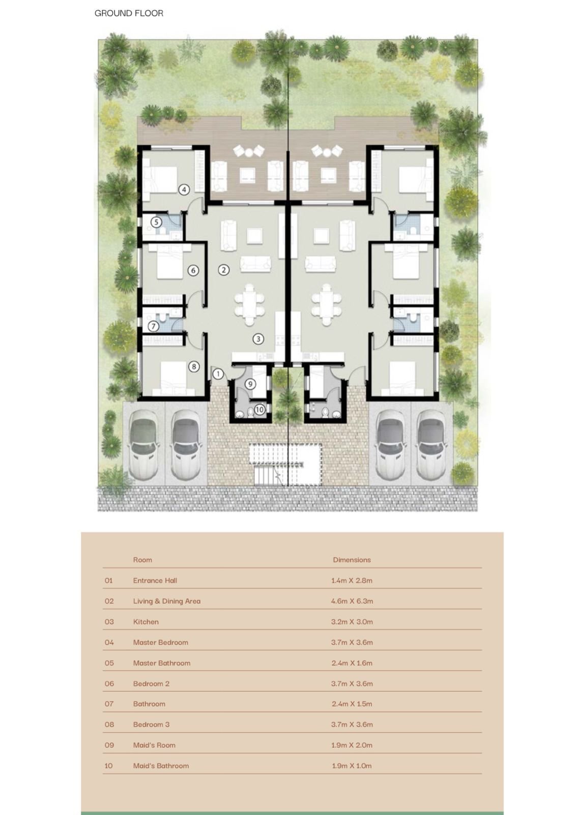 3-Bedroom Ground Chalet with Private Garden in Silversands