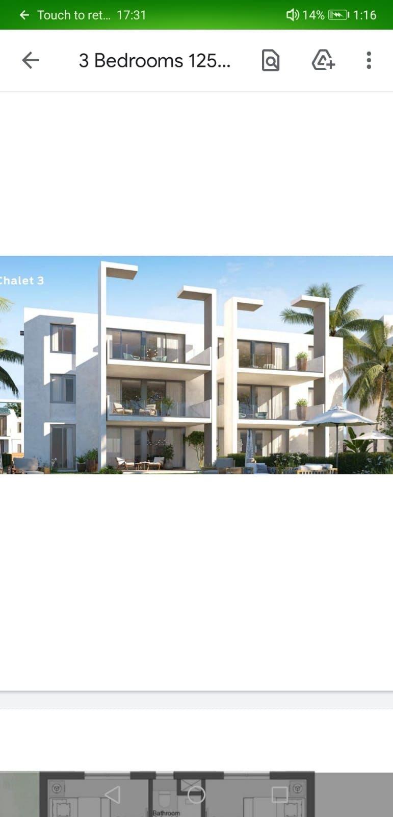 125 sqm 3-Bedroom Chalet on the Second Floor in D-BAY
